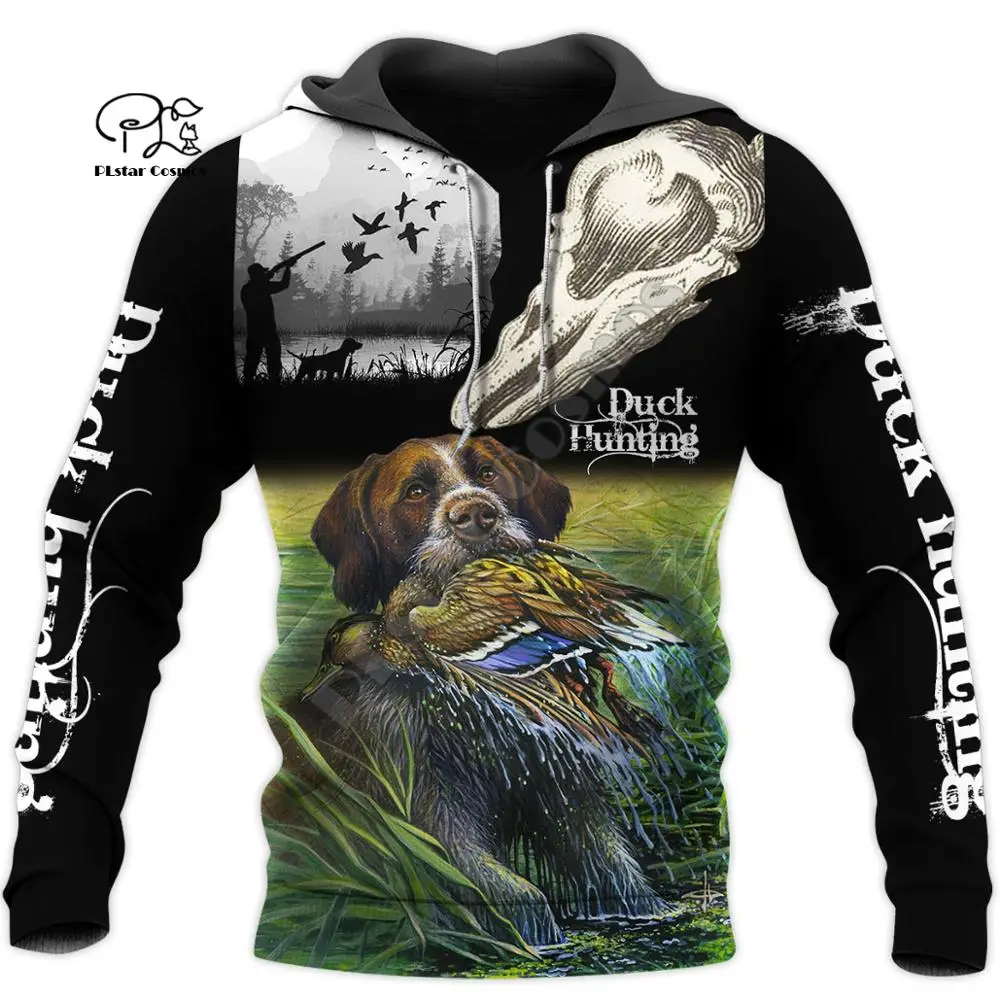 

NewBrand Newest Duck Hunting Animal Hunter Art Camo Tattoo Funny Casual Tracksuit Pullover Harajuku 3DPrint Men/Women Hoodies D7