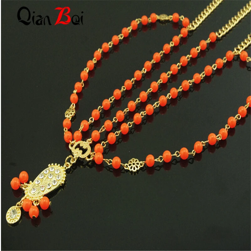 QianBei 1 шт. Белый/Красный Модный Индийский Boho головной убор с бусинками красота