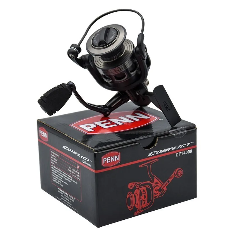 

Original Penn Conflict Cft 2000-8000 Full Metal Spinning Fishing Reel 7+1bb Ht-100 Sea Fishing Reel Freshwater Saltwater