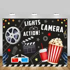 Mehofond Кино фон фильм ночного действия светильник Камера Детские День рождения Декор фотография фон для студийного фотографирования детей