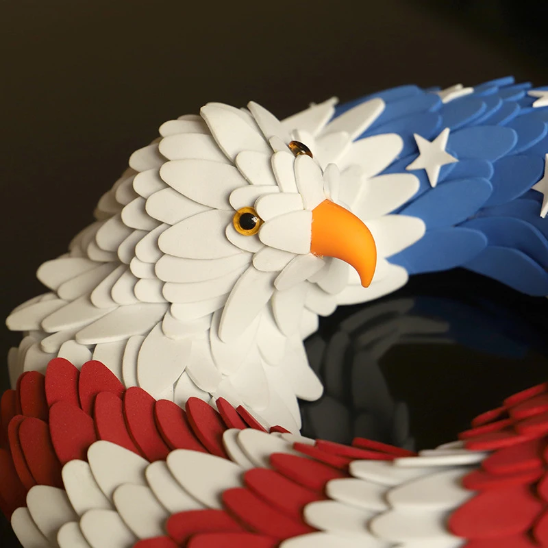 American Eagle венки ручной работы слава патриотический флаг венок гирлянды для