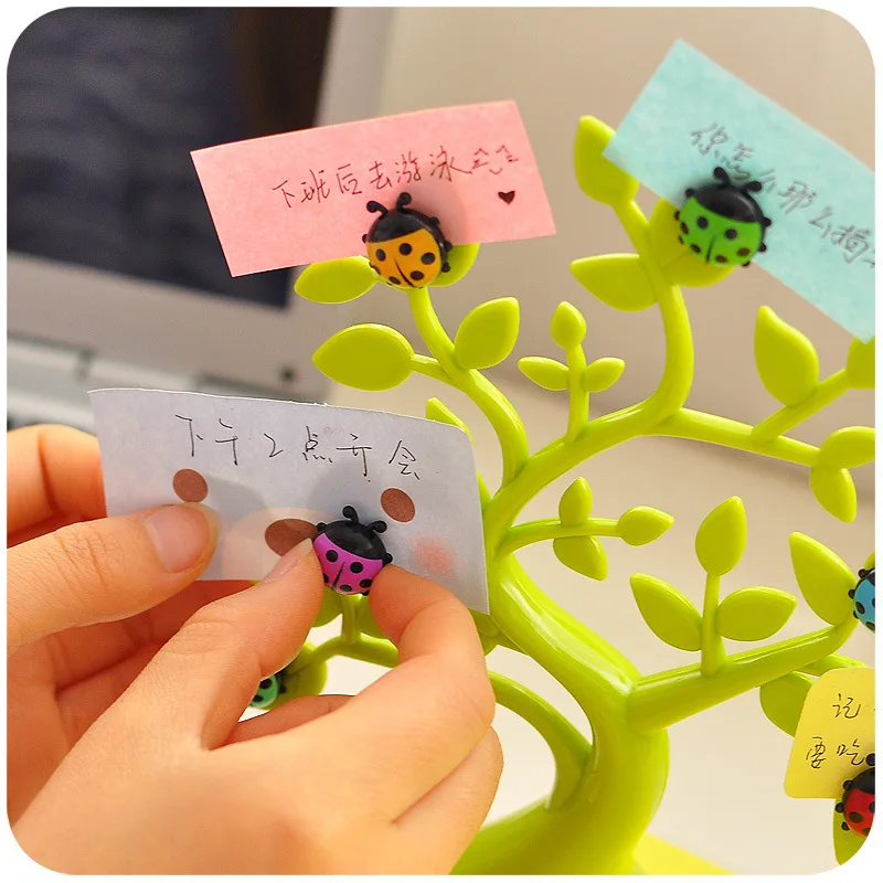 Креативная папка для заметок с божьей коровкой и деревом записная книжка