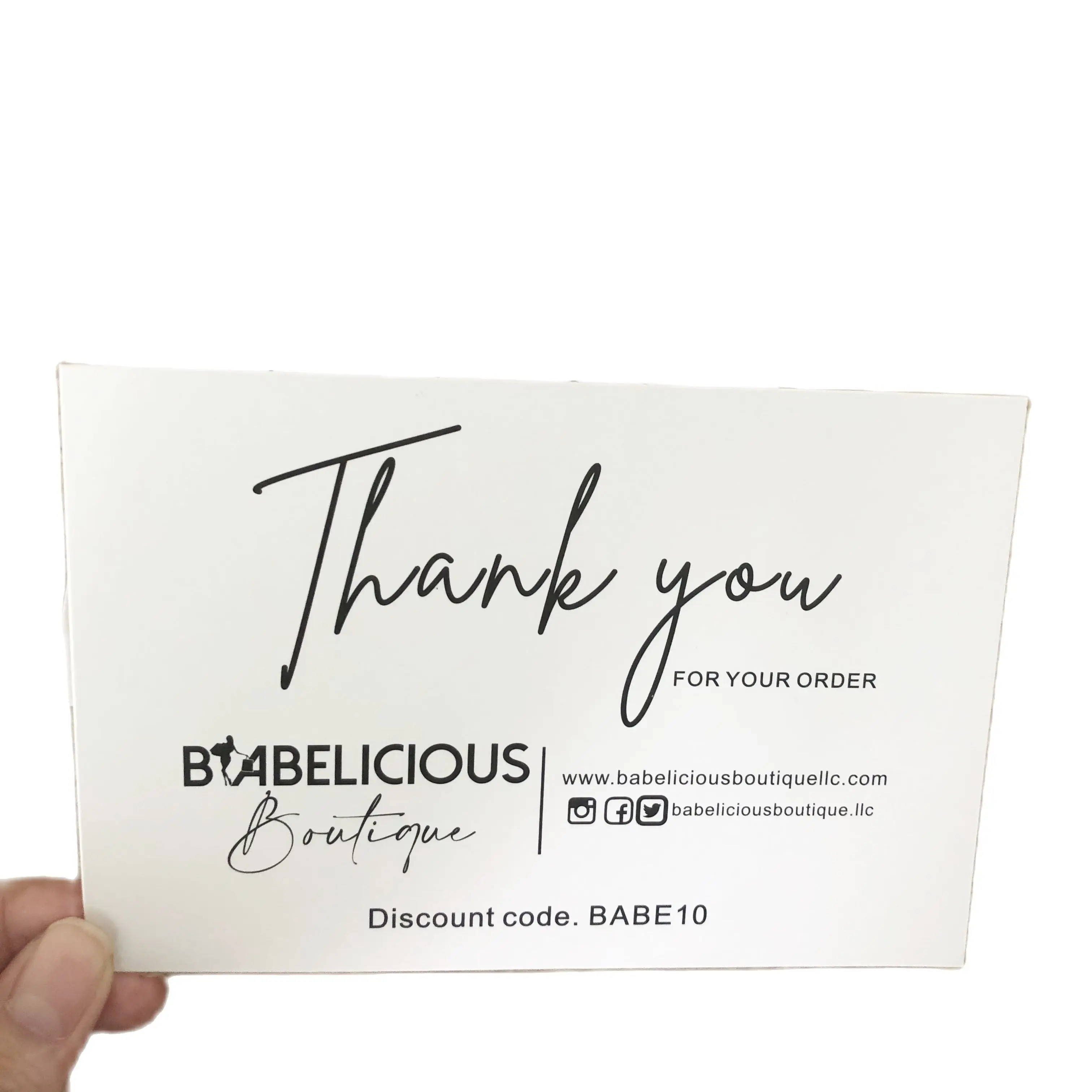

Very Cheaper Business Thank You Cards Custom With Logo For Your Purchase