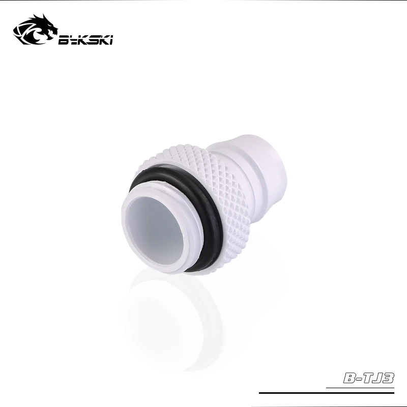 

Bykski G1/4 " fit 10x13,10x16mm hose tube,soft connector computer water cooler accessories fittings White ,Black ,Silver B-TJ3 ,