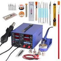 yihua 853d rework soldering station 4 in 1 hot air gun soldering iron usb output 15v 2a dc power supply new bga welding stations