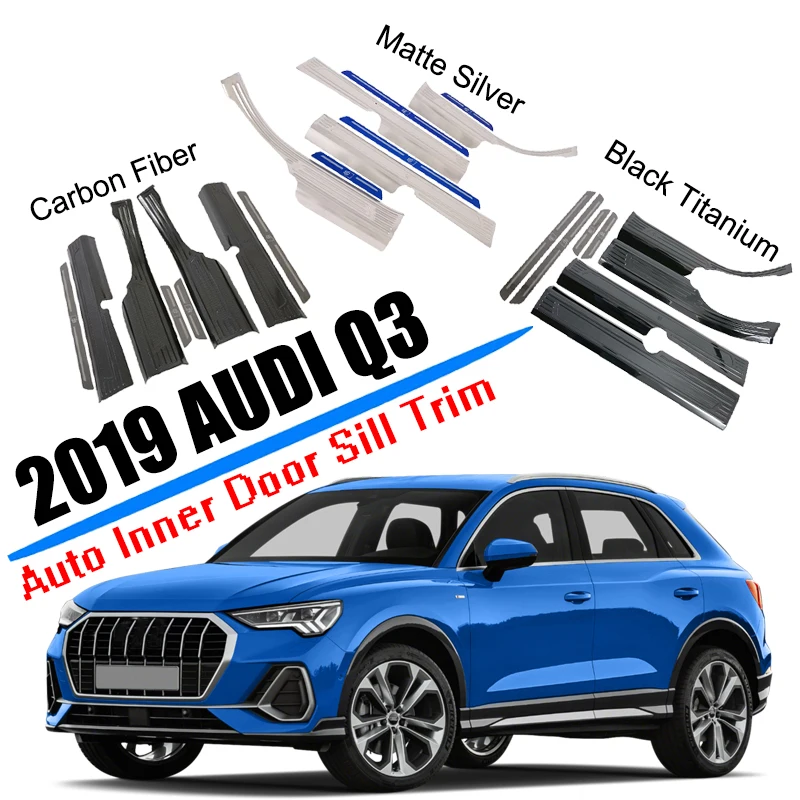 Автомобильный Стайлинг подходит для 2019 2020 Audi Q3 Sedan Interial порог порога Накладка