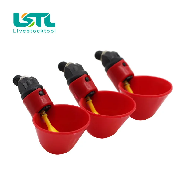 Поилка для птицы автоматическая пластиковая подставка цыплят перепелок 2 шт. |