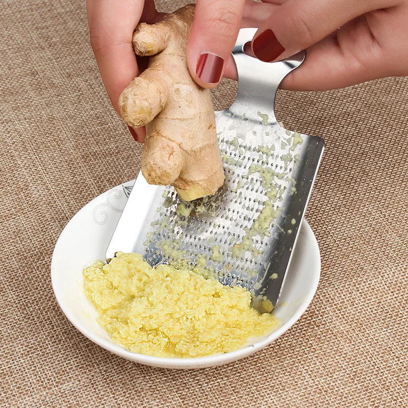 Шлифовальная ложка измельчитель для ароматизатора из нержавеющей стали имбиря