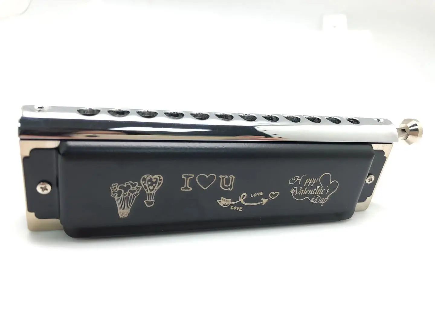 

EASTTOP Chromatic Harmonica 12hole 48tone slide chromatic harmonica,mouth organ, for valentine day gift,T12-48K