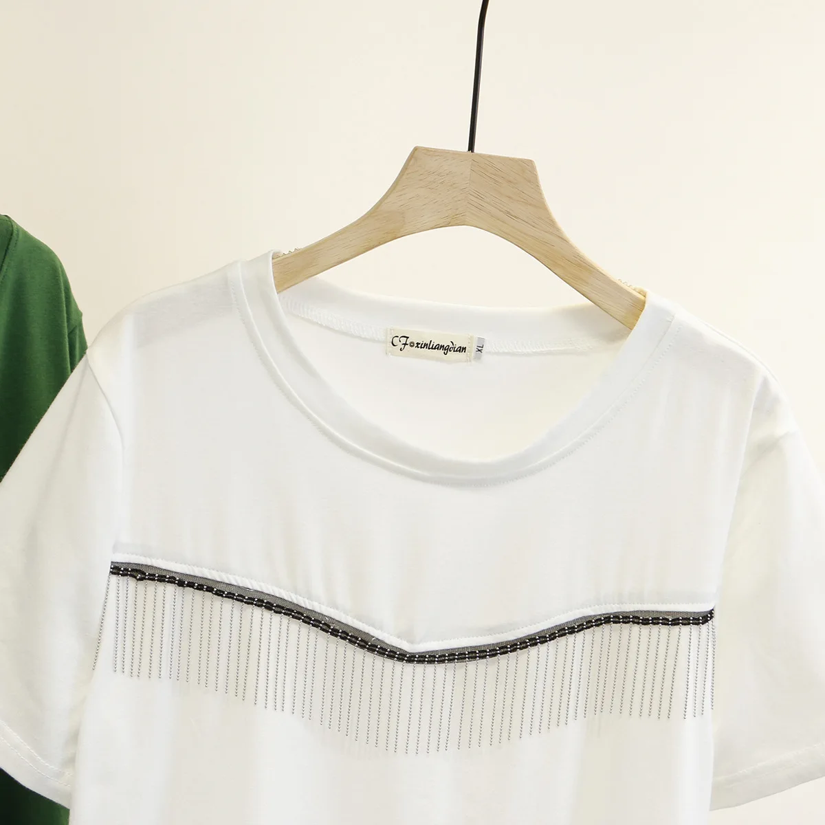 Женская футболка с коротким рукавом Повседневная и модная размера плюс | одежда