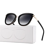 2021 new ladies retro cat eye personality diamond outdoor sunglasses