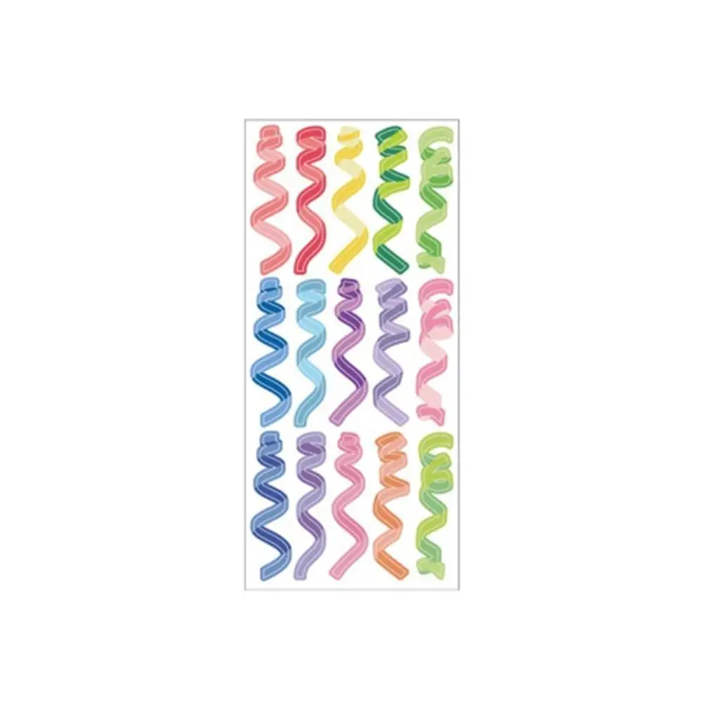 

1Pcs Colorful Ribbon Decorative PVC Stickers Diary Scrapbooking Stick Hot Album Supplies DIY Label Sticker 2021 Stationery A1J5