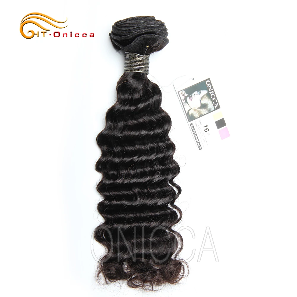 Перуанские волосы глубокая волна пряди наращивание волос натуральный Цвет 100%