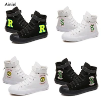 ainiel south side serpents riverdale cosplay canvas shoes high casual leisure sneakers shoes riverdale serpents halloween gifts