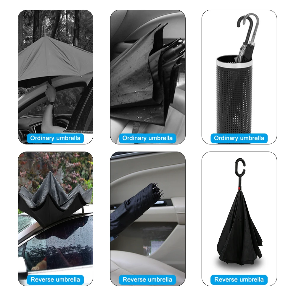 

For Mini Cooper F55 F56 F57 F60 R50 R52 R53 R55 R56 R57 R58 R59 R60 R61 Reverse Rainy Sunny Umbrella Auto Style DIY Accessories