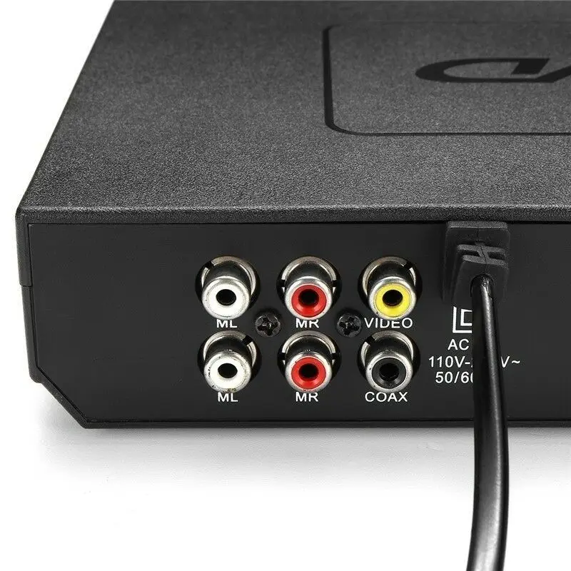 Горячий порт способный DVD плеер для ТВ поддержка порта USB компактный
