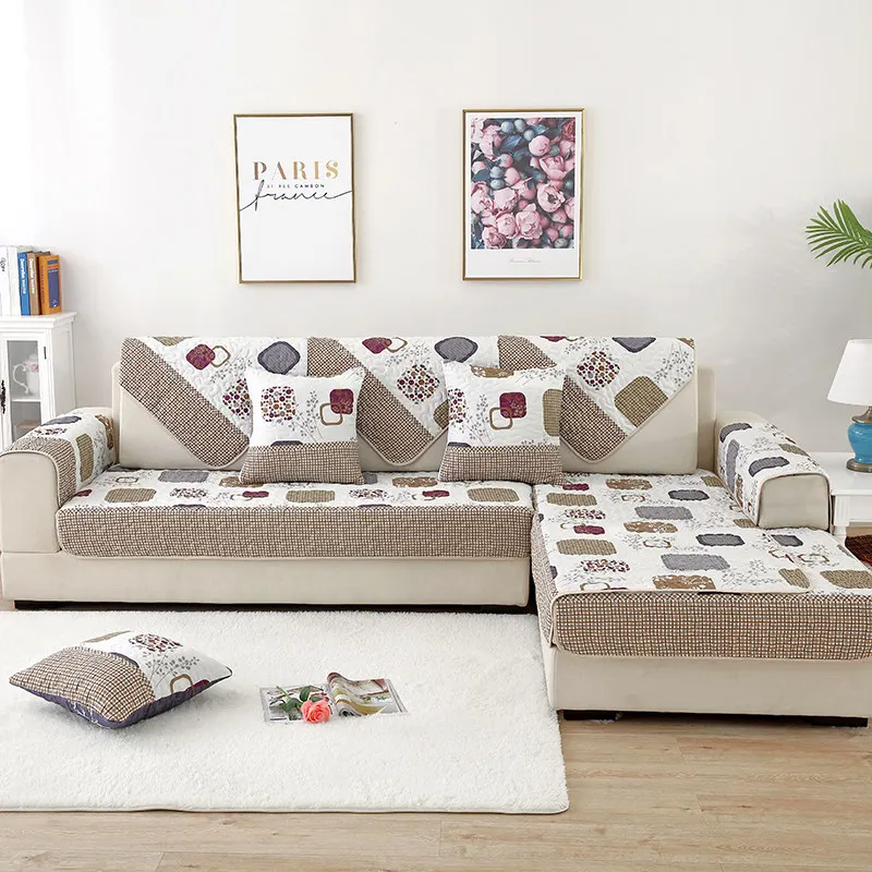 Двухстороннее покрывало для дивана противогрязное нескользящее коврик собак