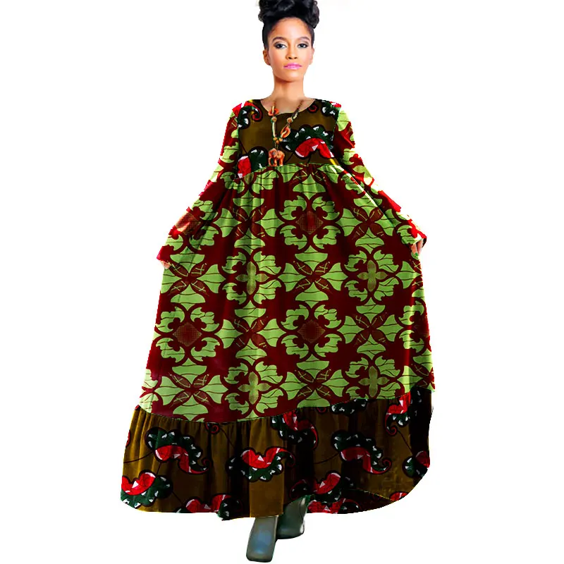 Brw в африканском стиле Одежда традиционная базенская Riche осеннее платье Boho style Robe Femme Макси платье женские Платья Туника Платья WY931 - Цвет: 20