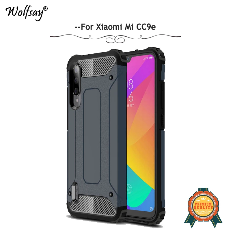 

Чехол для Xiaomi Mi A3, противоударный армированный резиновый силиконовый Жесткий чехол для телефона из поликарбоната для Xiaomi Mi A3, задняя крышка ...