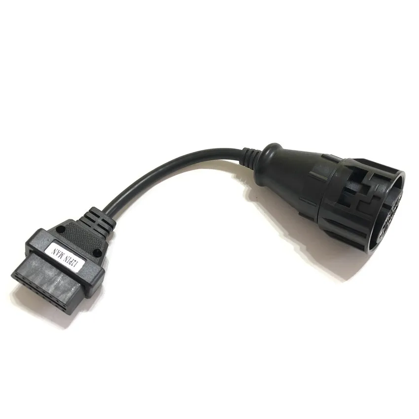 Бесплатная доставка A + M N 12Pin OBD2 до 16Pin гнездовой разъем DLC OBD OBDII лучший инструмент