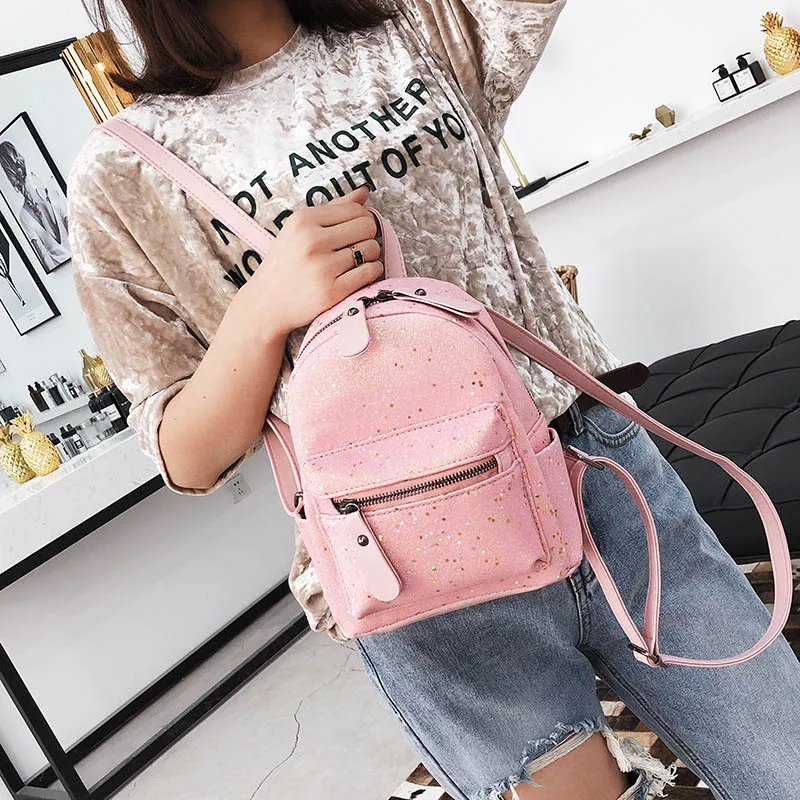 2019 moon женский мини рюкзак с блестками блестящая сумка через плечо из