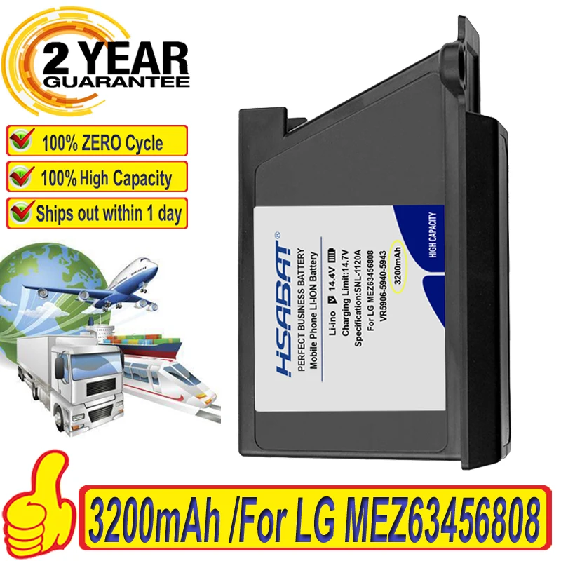 Топ бренд 100% новый Аккумулятор для LG MEZ63456808 VR34406LV VR34408LV VR5902LVM VR5906 5940 5943 VR5940L VR5942L VR5943L