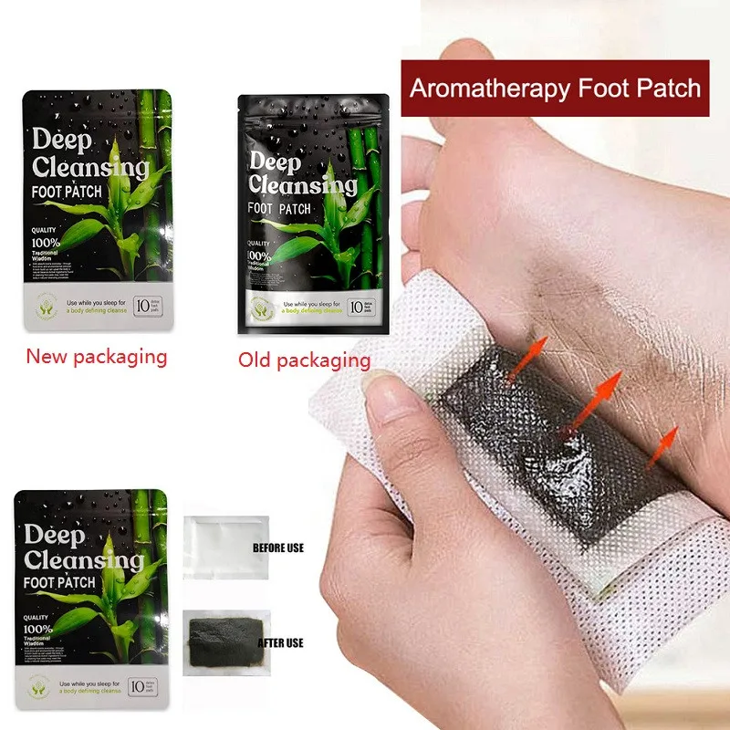 

10/20/30/40pcs Detox Foot Patches Pads for Stress Relief and Deep Sleep Body Toxins Feet Slimming Cleansing HerbalPatch dropship