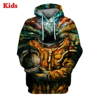 astronaut tiger galaxy hoodies t shirt 3d printed kids sweatshirt long sleeve boy for girl funny pullover 05
