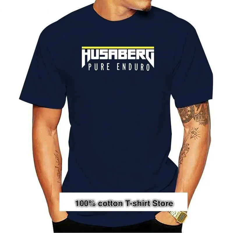 

Camiseta clásica con estampado de Husaberg para hombre y mujer, camisas geniales básicas de manga corta, nuevas