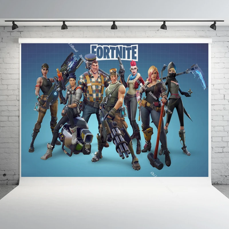 125*80 см Fortnite Вечеринка день рождения фон ткань украшение дома крепость Ночная