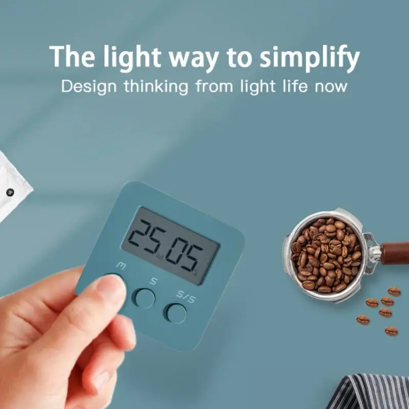 

1PC Multifunction LCD Digital Small Clock Kitchen Timer Tool Plastic Countdown Reminder Kitchen Electronic Timer House Supplies