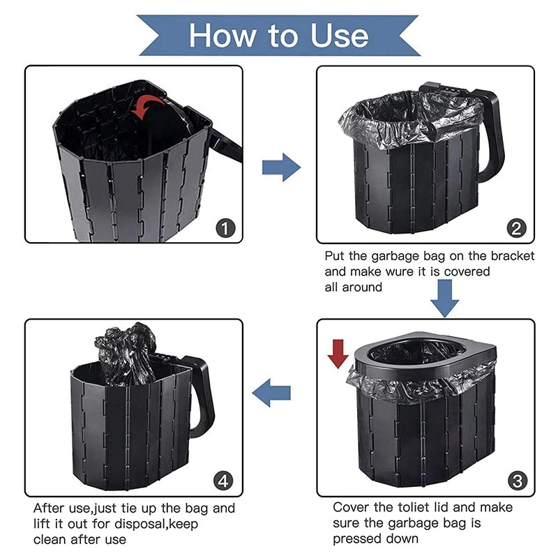 値段 キャンプ,ハイキング,トイレ用のポータブル屋外トイレ,旅行,トイレ用の折りたたみ式便座