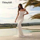 Блестящее длинное свадебное платье в стиле бохо, с блестками, Пляжное Платье-русалка без рукавов, с плиссировкой, платье невесты в стиле кантри