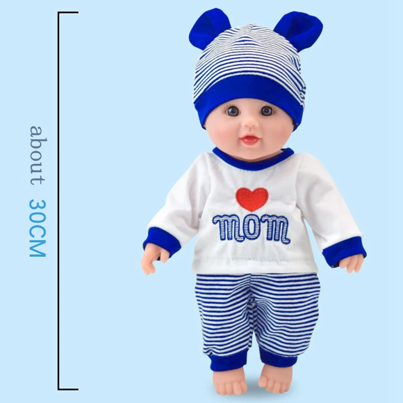 Июля Песня 30 см Reborn Baby куклы мягкая кукла для малышей игрушки ткань средства