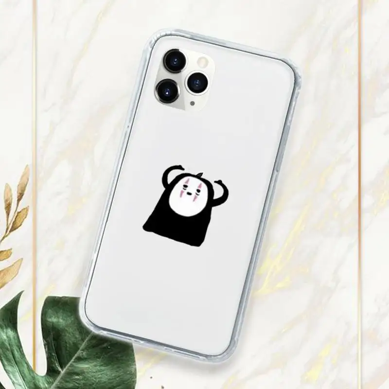 

Japan cartoon Totoro Spirited Away Phone Case Transparent for iPhone 11 12 mini pro XS MAX 7 8 6 6S Plus X 5S SE 2020 XR