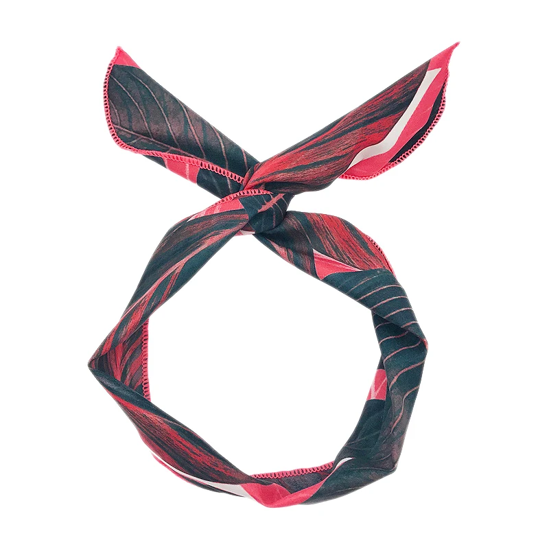 Летние богемные повязки для волос с принтом на голову женщин в стиле ретро тюрбан