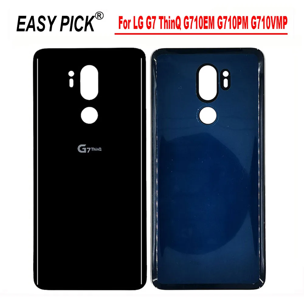 Для LG G7 ThinQ G710EM G710PM G710VMP G710TM G710N G710EAW крышка батареи задняя дверь Корпус Запасные