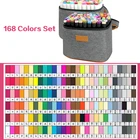 Набор маркеров-кистей Touchnew, 168 цветов, мягкая кисть, искусственная живопись, спиртовой маркер, фотография, Канцтовары для школы