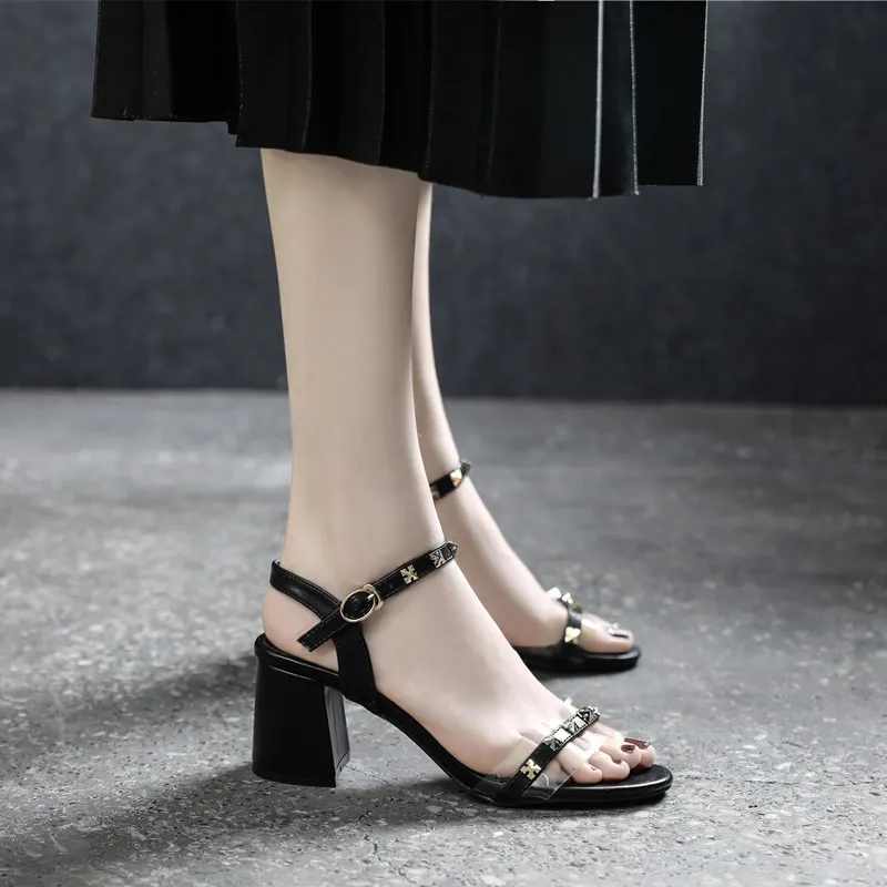 Женские прозрачные босоножки в богемном стиле пляжные туфли-лодочки с