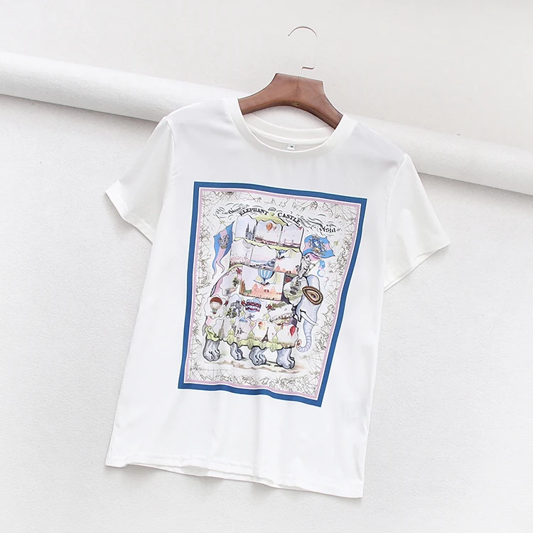 

Забавная одежда для футболок пастельный с рисунком простой топ свободного кроя с короткими рукавами DM001