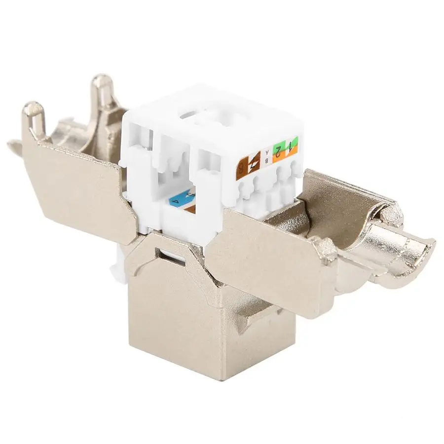 Экранированный keystone socket CAT6A экранированный Бесплатный компьютерный модуль для