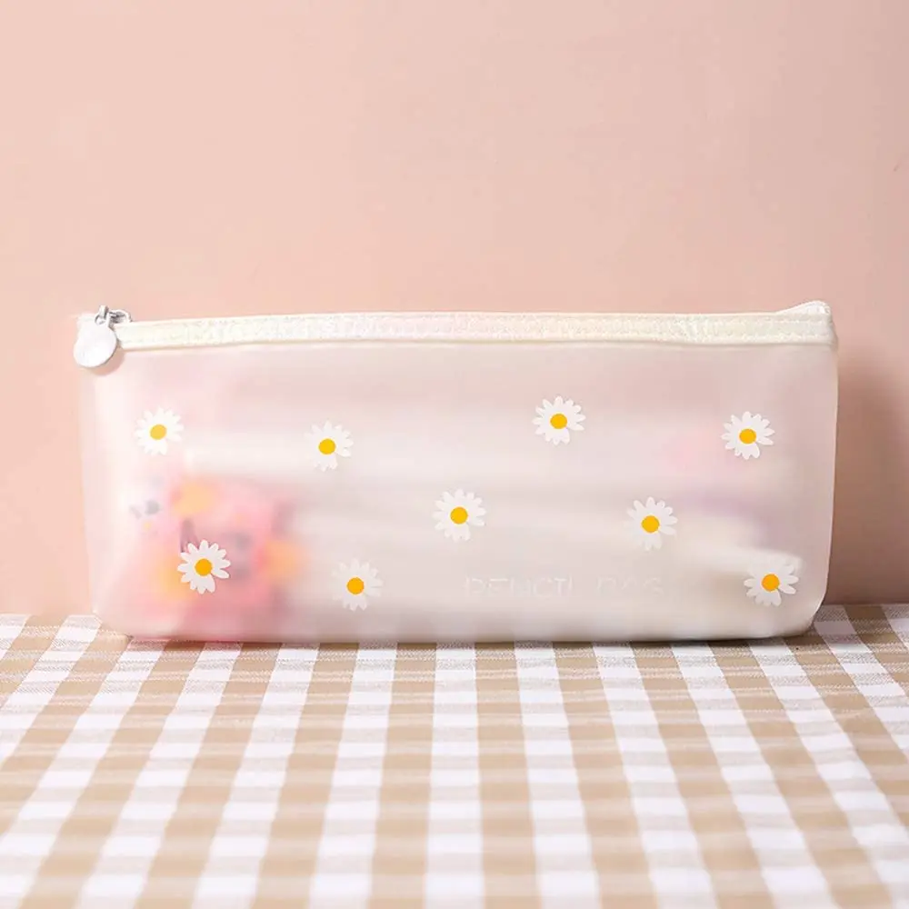 

12pcs Color Changing Flower Pens Tulip Retractable Daisy Gel Pens And Pen Holder Pouch Set