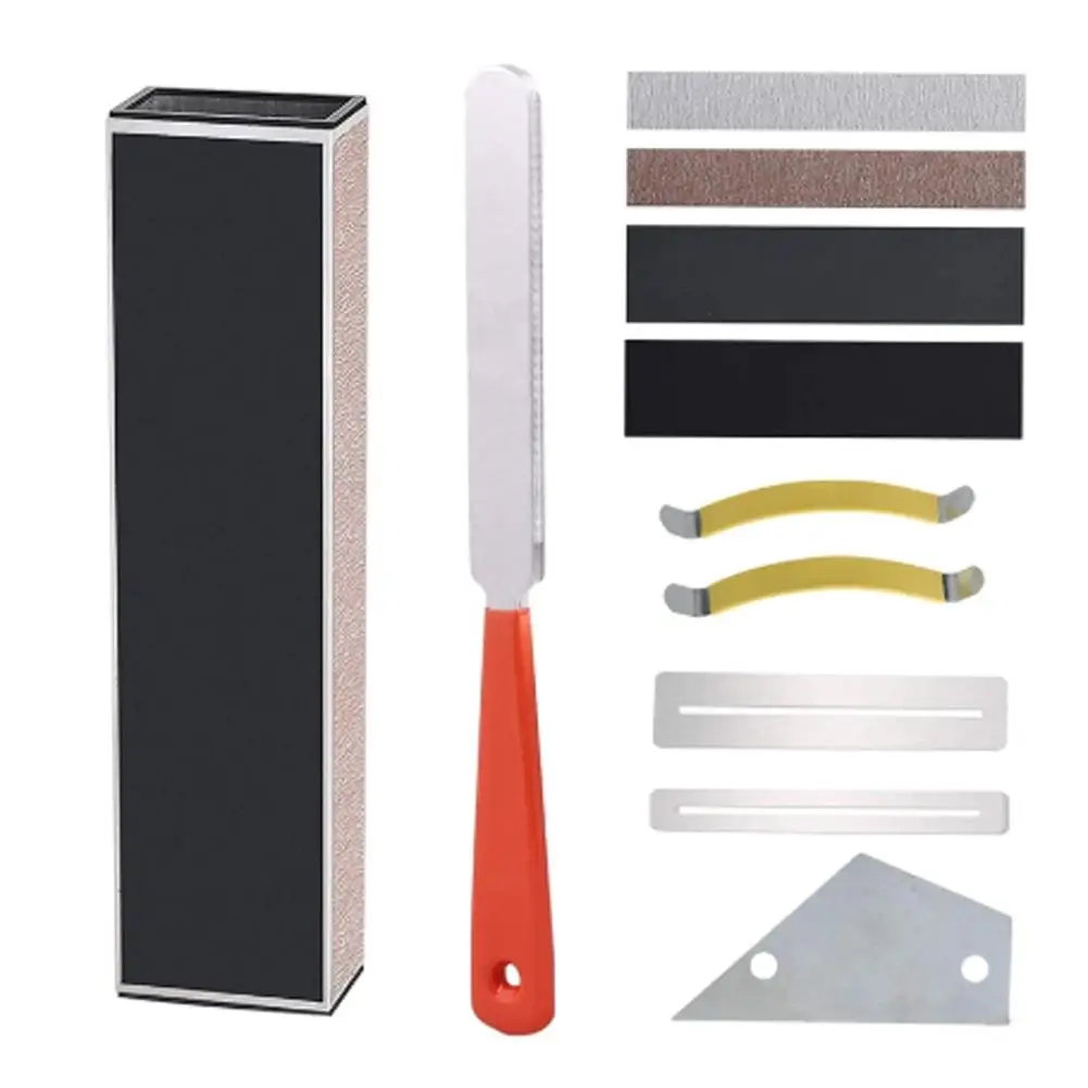 

Guitar Fret Repairing Tool Guitar Polishing Set Fingerboard Care Tool File Protector