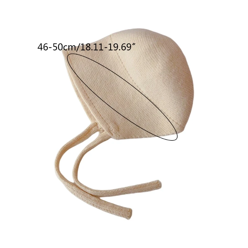 

Autumn Winter Warm Baby Hat Knitted Kids Beanie Bonnet Infants Solid Color Cap Photograpy Props for 8-24 months