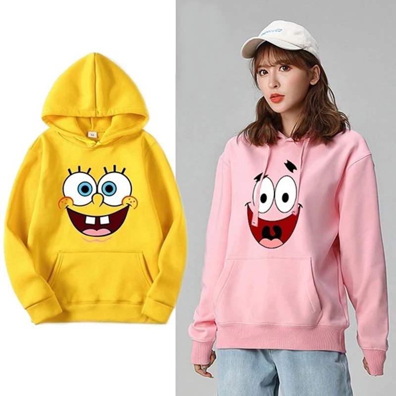 

Толстовка женская с капюшоном и принтом, с квадратными штанами