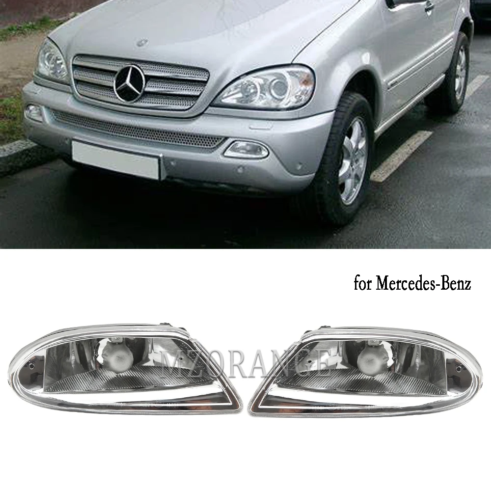 Fog lights for Mercedes-Benz W163 1998-2005 ML350 ML500 ML430 ML320 ML55 Front Bumper Fog Lamp Headlight Fog Light 163 820 04 28