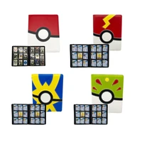 can hold 360pcs cards holder album pokemon box gx francaise card holder for pokemon card holder game cards book pu material