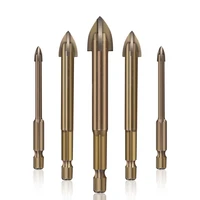 5pcsset efficient universal drilling tool multifunctional cross alloy drill bit tip high performance utility tools for woodwork