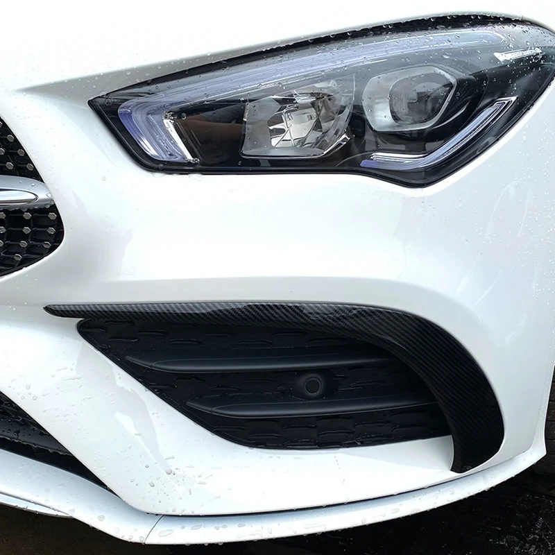 

Car Styling Front Bumper Fog Lamp Cover Trim Stickers Accessories for Mercedes Benz C Class CLA C118 CLA200 260 2020+