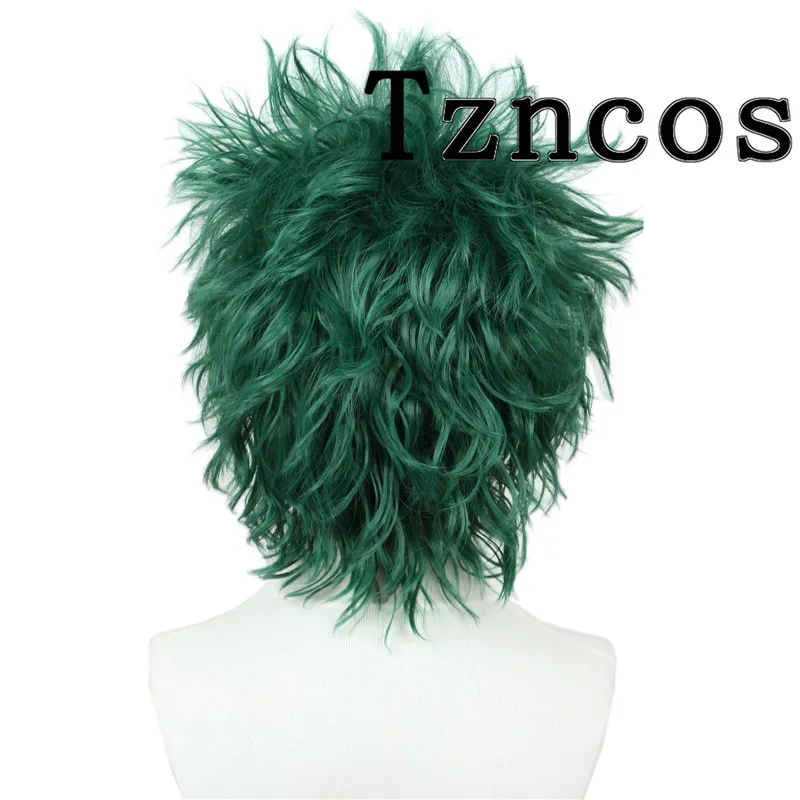 Парик Tzncos Deku My Boku no Hero Академия Midoriya парик Izuku Зеленые Короткие Волосы |
